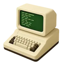 Retro Computer Icon